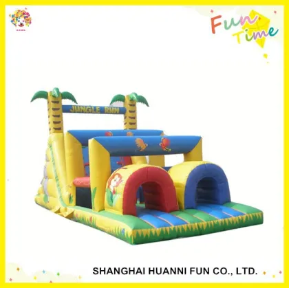 Super Inflatable Slide Obstacle Course CN 71 For Playland