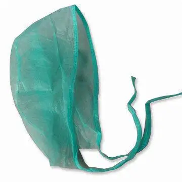 Disposable nonwoven surgeon caps, measures 64 x 16cm
