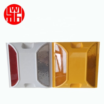 Plastic DINGTIAN Square Yellow Orange Road Safety Stud Reflectors