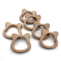 Láser de láser personalizado Baby Baby Beech Wood Teether