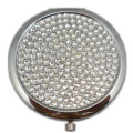 Crystal Rhinestone ronde Pocket spiegel