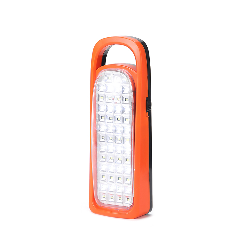 Plastic rechargeable emergency light