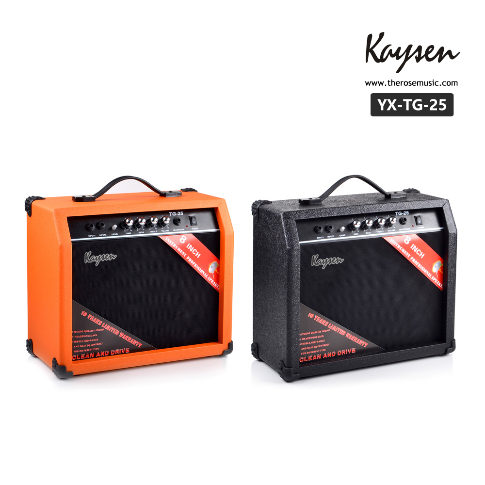 Kaysen 25w Electric Guitar Speaker Guitar Ampllifier Yx Tg 25 10