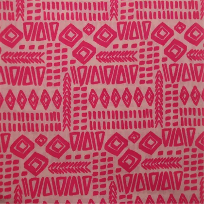 Cotton Rayon Blended Printed Fabric