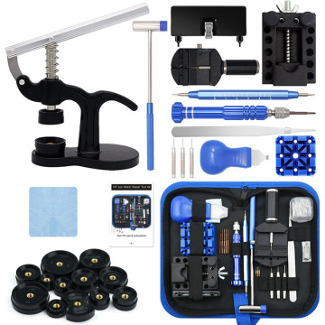 Professional Deluxe Watch Repair Tool Kit with Watch Press Set: Custom Solutions for Precision Timepiece Maintenance