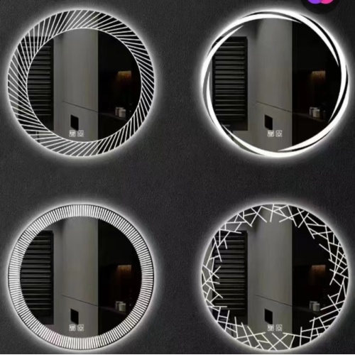 Anti Fog Mirror Round LED Bathroom Mirror Suspension Smart Makeup Mirrors Supplier