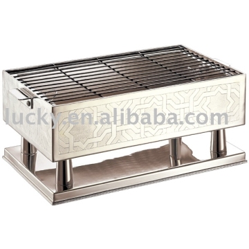 Silver Plated Rectangular bbq