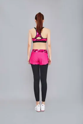 Women's Running Yoga Pants With Shorts Trousers