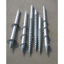 Steel Screw Pile Foundation For Solar Panel Mounting