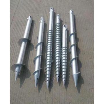 Steel Screw Pile Foundation For Solar Panel Mounting