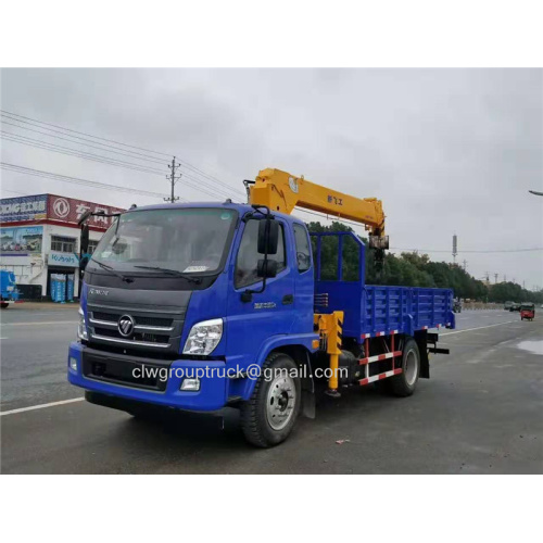 Grue de camion montée sur châssis Foton 3900mm empattement