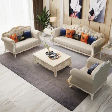 European style leather sofa