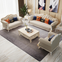 European style leather sofa