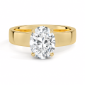 အီး vvs2 ဘဲဥပုံဖြတ် cut ဓာတ်ခွဲခန်းစိန် solitaire