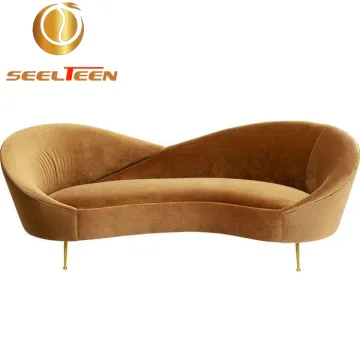 L-Shape Corner Fabric Sofa Set for Living Room