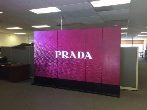 Full sexy movie floor standing video screen P3mm led poster display.