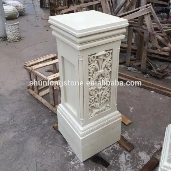 Artificial Stone Pillar Base,stone carving and sculpture
