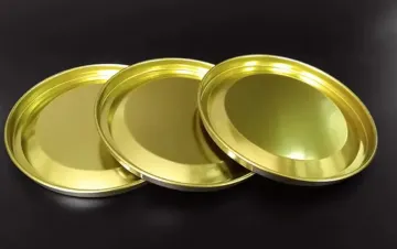 Recyclable metal fruit can lids