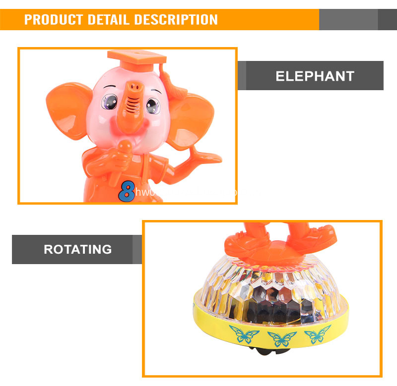 Plastic Baby Elephant Toys (2)