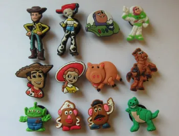 FREE SHIPPING 12PCS Toy Story SHOE CHARMS FIT JIBBITZ