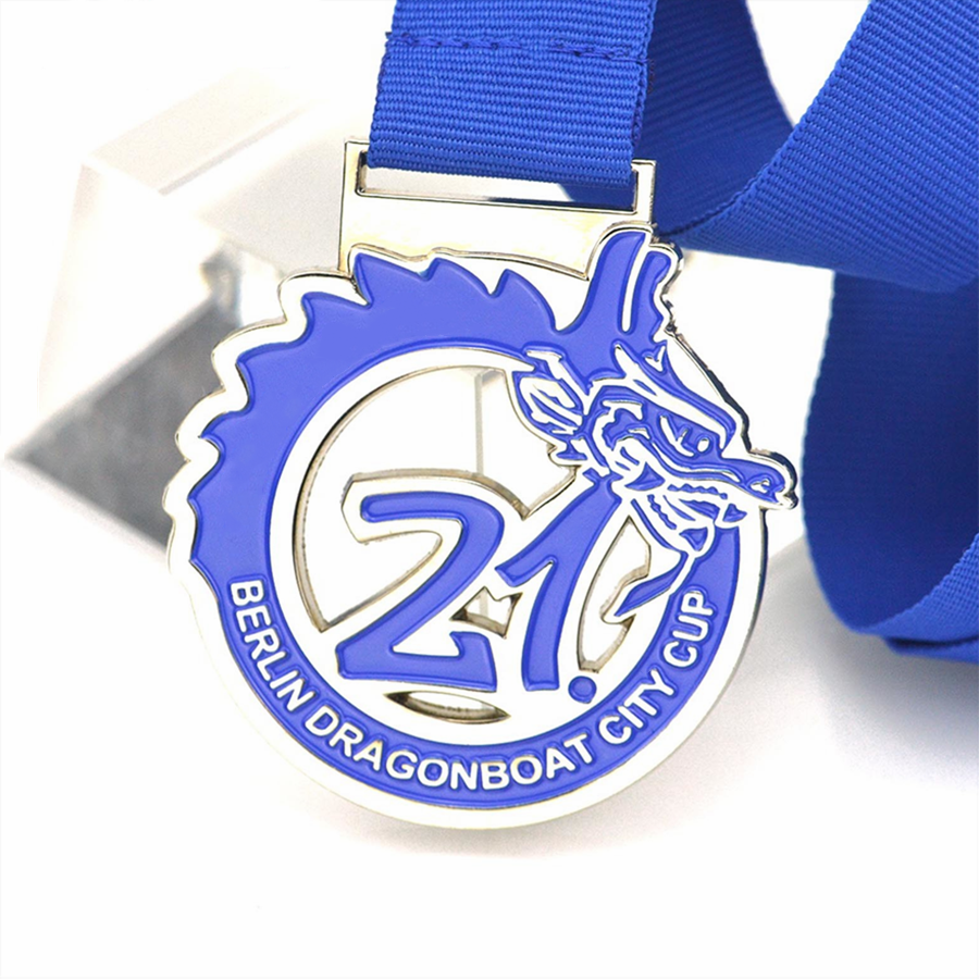 Medalha da Copa da Cidade do Dragão Metal de metal personalizado