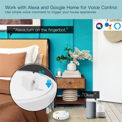 Smart Fingerbot: Remote Control Switch Bot for Voice-Controlled Smart Homes
