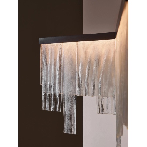 Iluminación de colgante de vidrio de decoración minimalista contemporánea