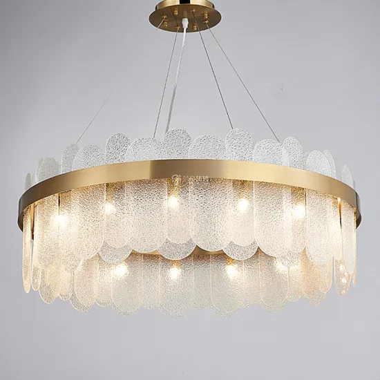 High-End Minimalist LED Crystal Hanging Lamp for Modern Bedrooms and Guest Rooms