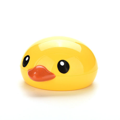 1Set Cute Yellow Duck Travel Glasses Plastic Contact Lenses Box Travel Contact lens Case Eyes Care Kit Holder Container Gift Hot