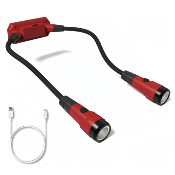 320Lm Cordless Job Site Magnet: 360 Degree Rotating LED Work Light for Car Repair and Underhood Use