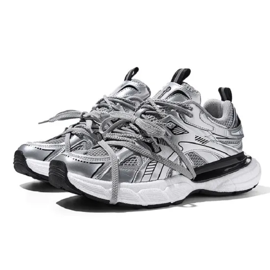 New Breathable Leather Chunky Platform Shoes - Unisex Casual Sports Shoes for Men