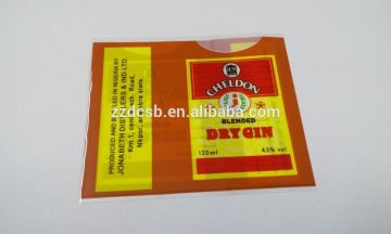 pvc plastic sleeve shrink wrap bottle labels