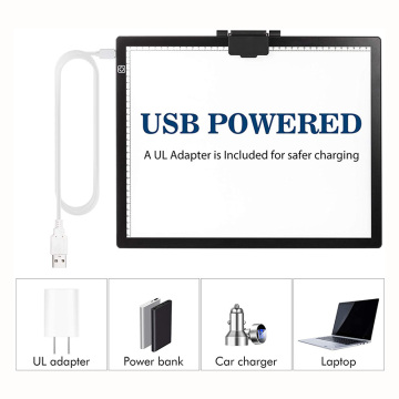 Suron A3 LED Ultra Slim Light Boxは調光可能です