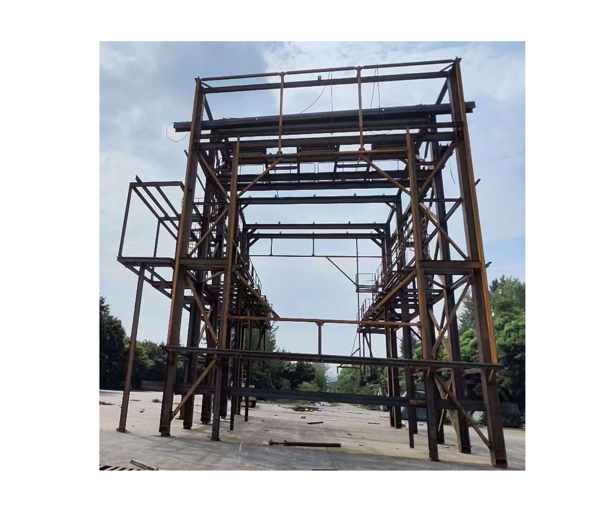 Gas turbine Steel structure