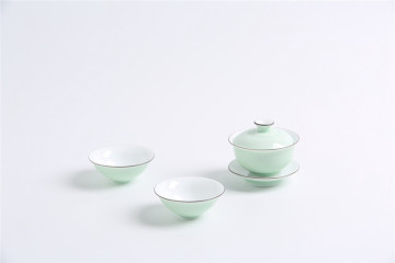 Hand painting tea set