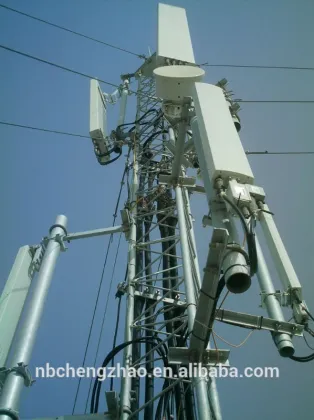 steel tower, tubular tower, GSM telecom tower, antenna tower