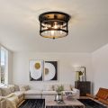 4-Light Retro Vintage Metal Rustic Ceiling Lamp