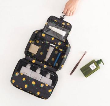 High-Capacity Waterproof Women's Travel Cosmetic Bag