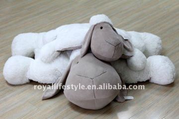 Big plush sheep cushion