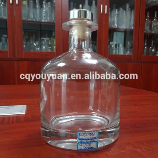 500ML Round Super Cognac Bottle Empty Ciroc Bottles