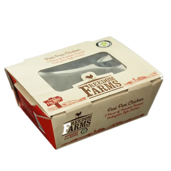 custom take away food paper box