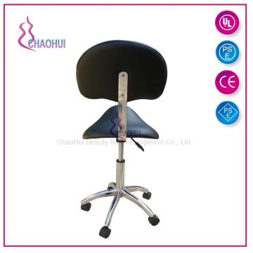 tabouret en cuir cinq roues chaise