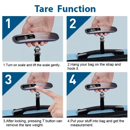 Digital Luggage Scales: Portable Electronic Suitcase Weighing Scale with LCD Display