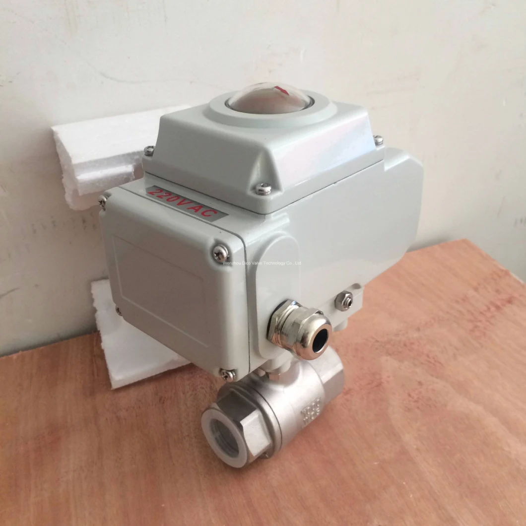 Wenzhou China Edelstahl Pneumatic/Electric Actuator Control Industrial 2 Pc Ball Ventil