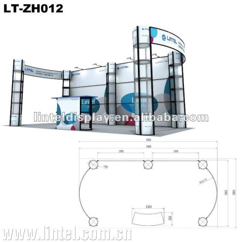 3*6m trade show aluminum booth