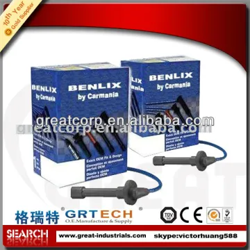 High quality silicon spark plug wire set for cars