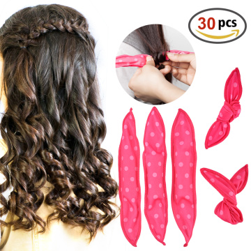 30pcs/set Magic Sponge Pillow Soft Hair Roller Best Flexible Foam and Sponge Hair Curlers Fast DIY Hair Curling Styling Tools