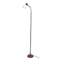 Black LED eye-caring floor lamp