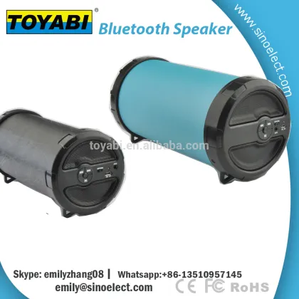 2016 Wireless portable rohs bluetooth speaker with treble bass