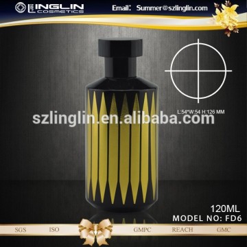 Gold plating black coating hot selling perfume bottle